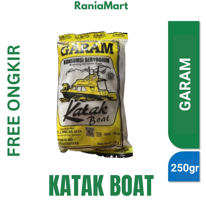 

Garam beryodium cap katak boat 250gr murah kulakan raniamart