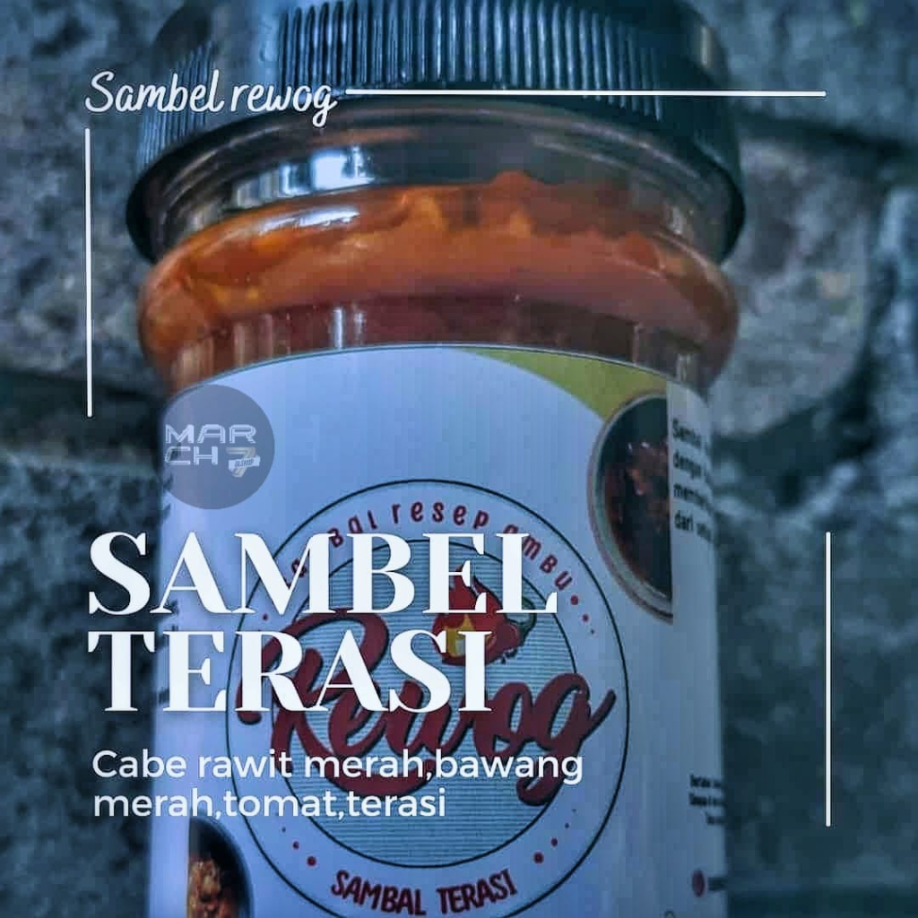 

SAMBAL TERASI REWOG resep warisan ambu (ibu) isi 135gr