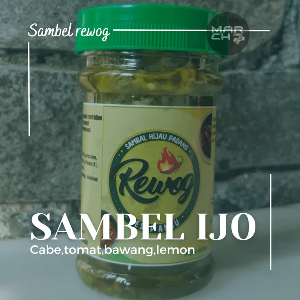 

SAMBAL HIJAU REWOG resep warisan ambu (ibu) isi 135gr