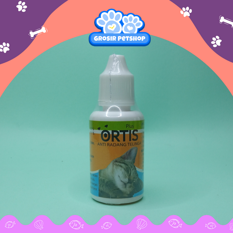 ORTIS CAT 30ML - OBAT TETES TELINGA KUCING KITTEN ANTIBIOTIK TELINGA SAKIT BERNANAH KUCING - TERLARI