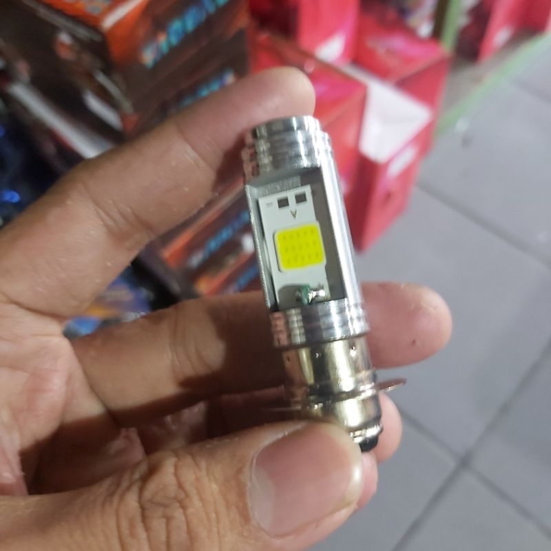 lampu led motor, lampu depan bebek matic acdc 12v super terang