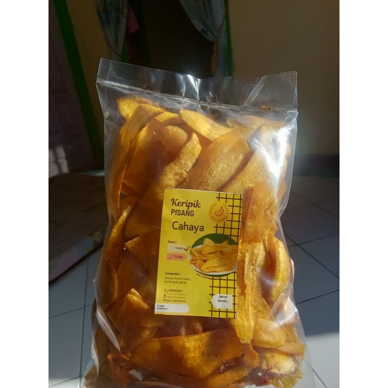 kripik Pisang Rasa Manis Camilan Kripik Pisang