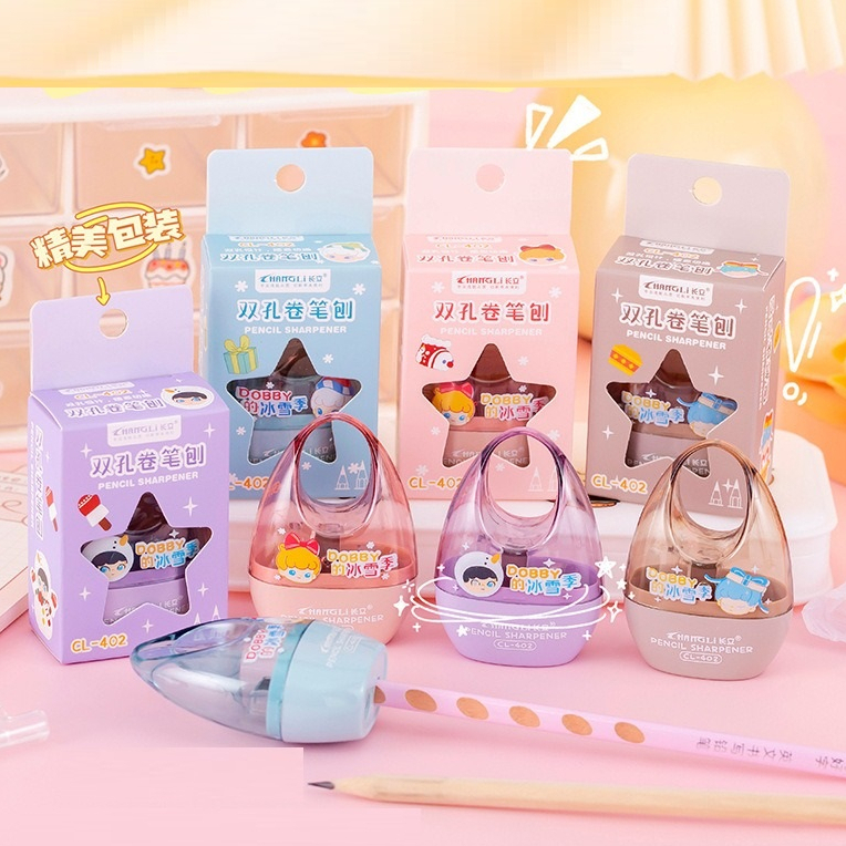 

Gannise Serutan Pencil Sharperner Peraut Pensil Rautan Bentuk Tas GN-ST0489