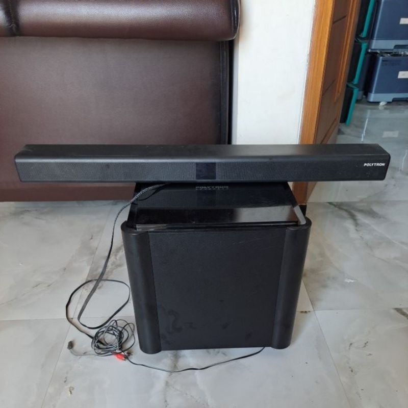 speker pasif soundbar TV polytron