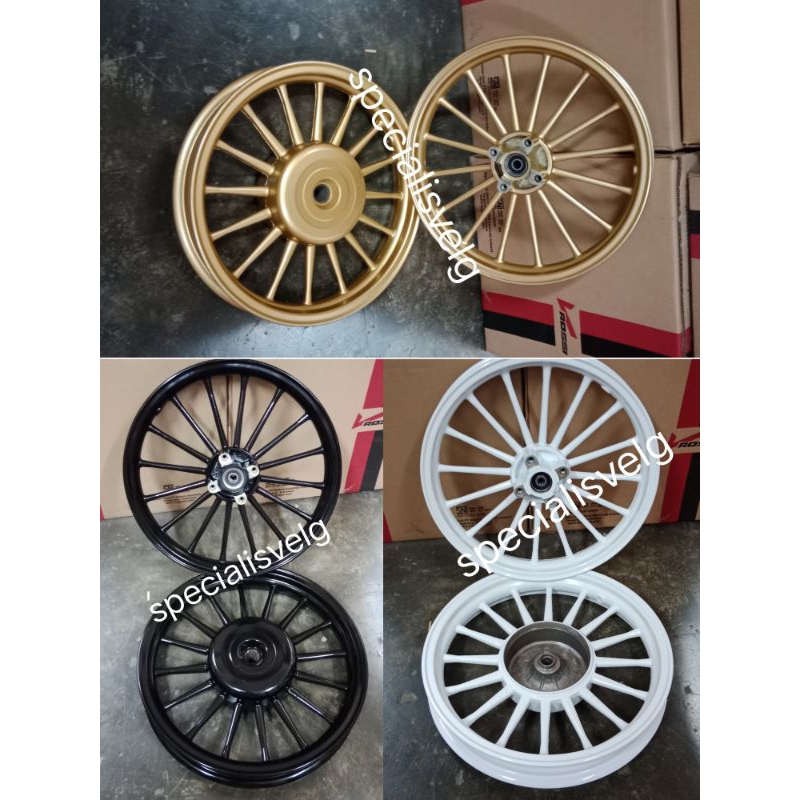 VELG/PELAK PELEK PALANG ANDONG V ROSSI ANDROMEDA PALANG 16 BEAT KARBU/FI/ESP/POP/DELUXE SCOOPY KARBU