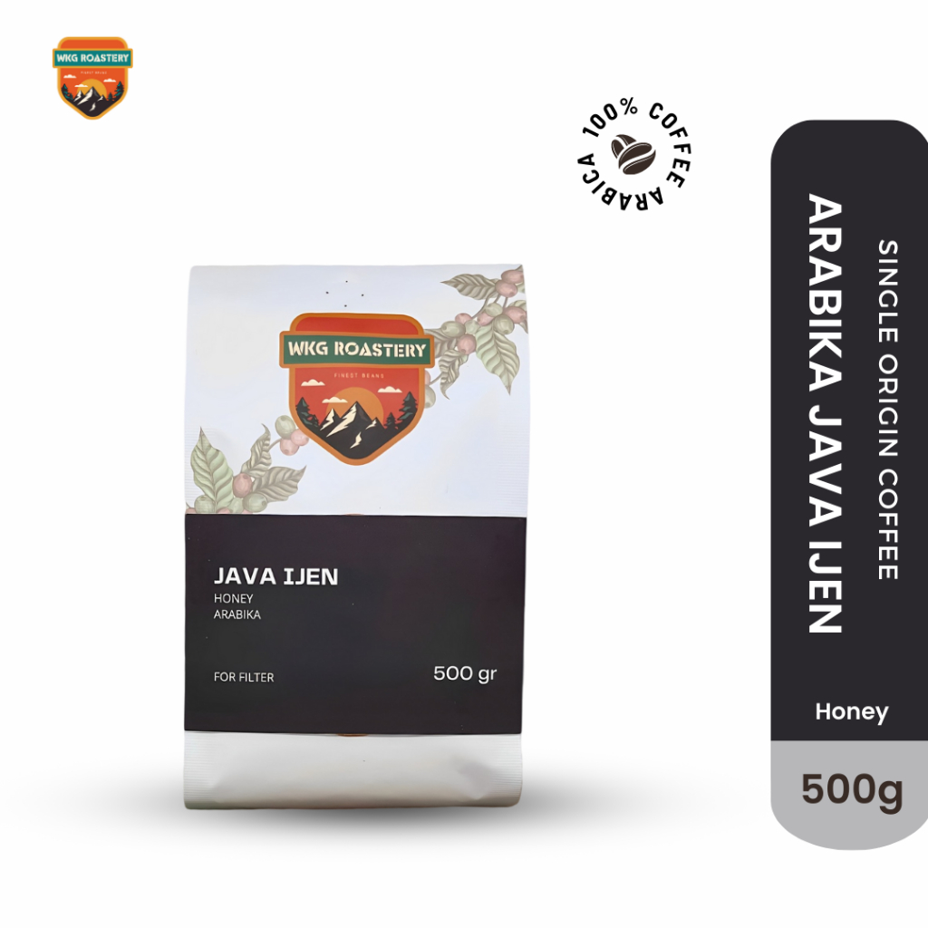 

WKG ROASTERY Kopi Arabica Java Ijen Honey 500gr Kopi Bubuk dan Biji Kopi Utuh