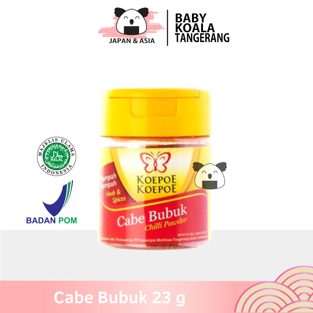 

KOEPOE Cabe Bubuk 23 g Halal | Chili Powder.