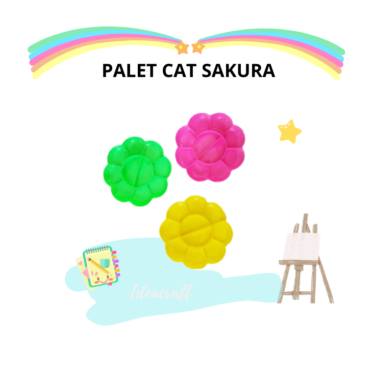 

PALET CAT LUKIS BENTUK SAKURA MURAH BERKUALITAS