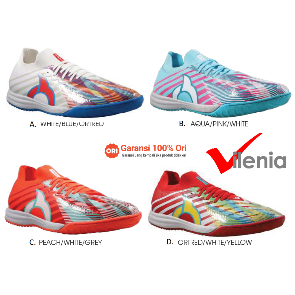 Ortuseight Sepatu Futsal Catalyst Glitch IN Ortus