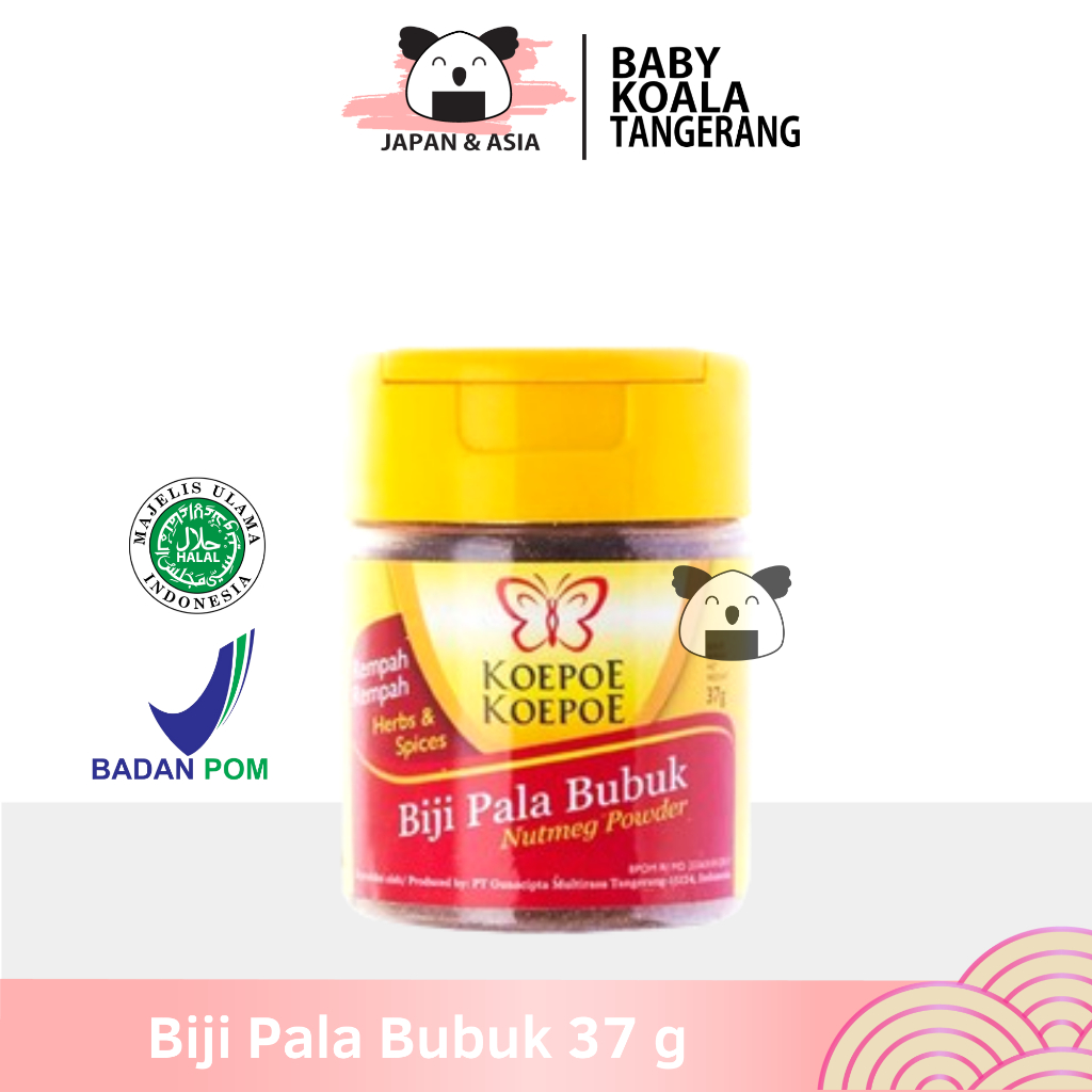 

KOEPOE Biji Pala Bubuk 37 g Halal | Nutmeg Powder.