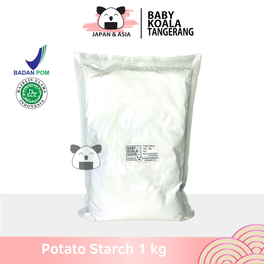 

POTATO STARCH Tepung Pati Kentang 1 Kg │ for Baking Import.