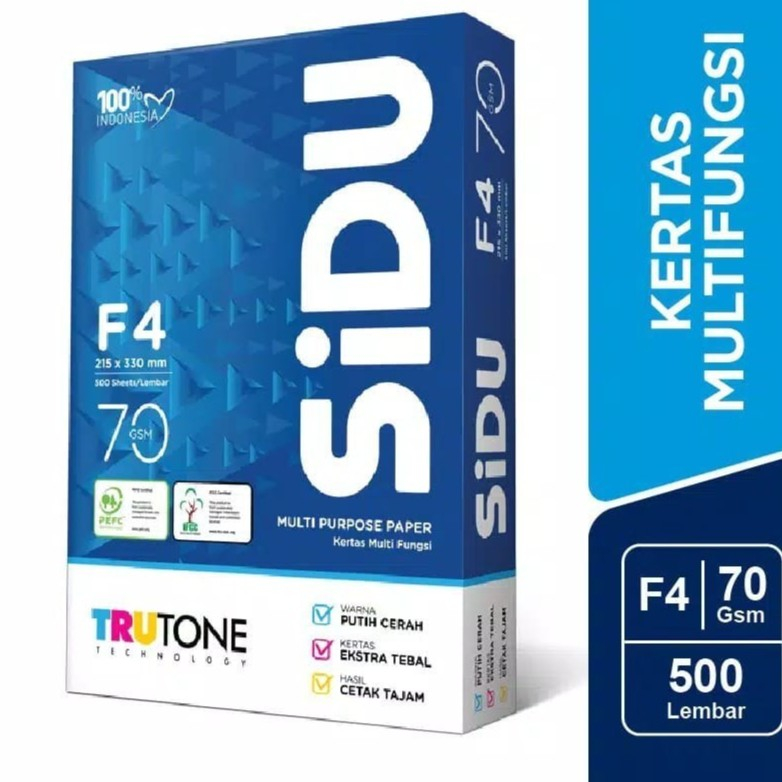 

Kertas HVS SiDU F4 70 gsm