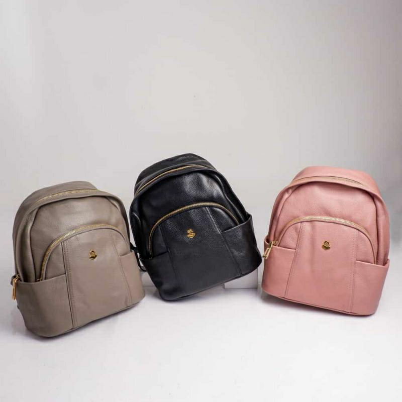 Tas Kulit Asli Savvy Leather 8357 Tas Ransel wanita kulit asli