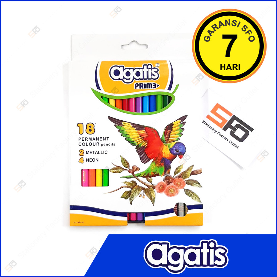 

Pensil Warna Agatis Prime isi 18 - SFO Semarang Official