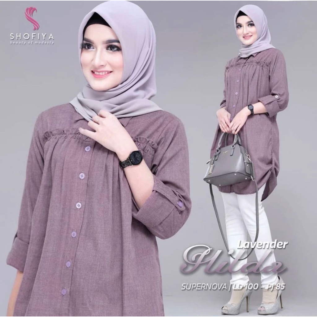 Hilda Tunik By Inshira CloTunik Murah - Atasan Wanita - Atasan Tunik - Baju Tunik - Atasan Musilm Wa