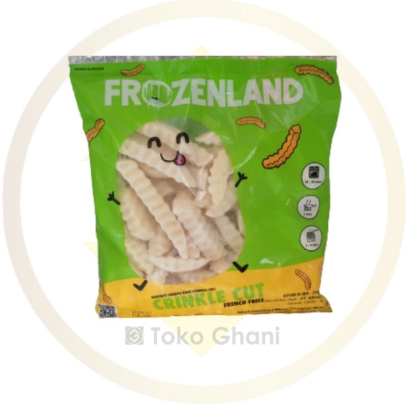 

FROZENLAND FRENCH FRIES CRINKLE CUT 500GR