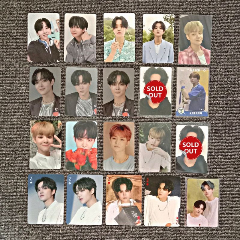 Ready Stock Photocard Jihoon Treasure - Wts Pc Ongredients Makestar digipack Digi 2nd anniv Magazine