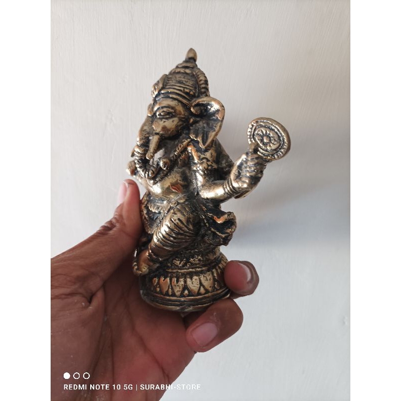 Patung Dewa Ganesha perunggu