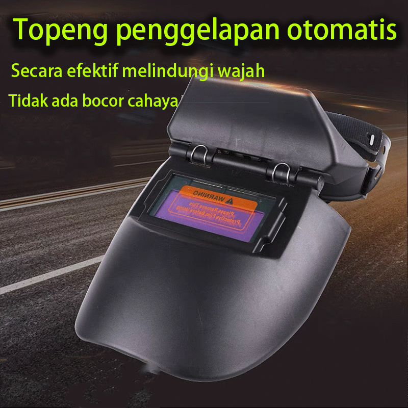 TOPENG LAS OTOMATIS 1009/Xenon Topeng Las Auto Darkening Kedok Helm Las Otomatis Gelap