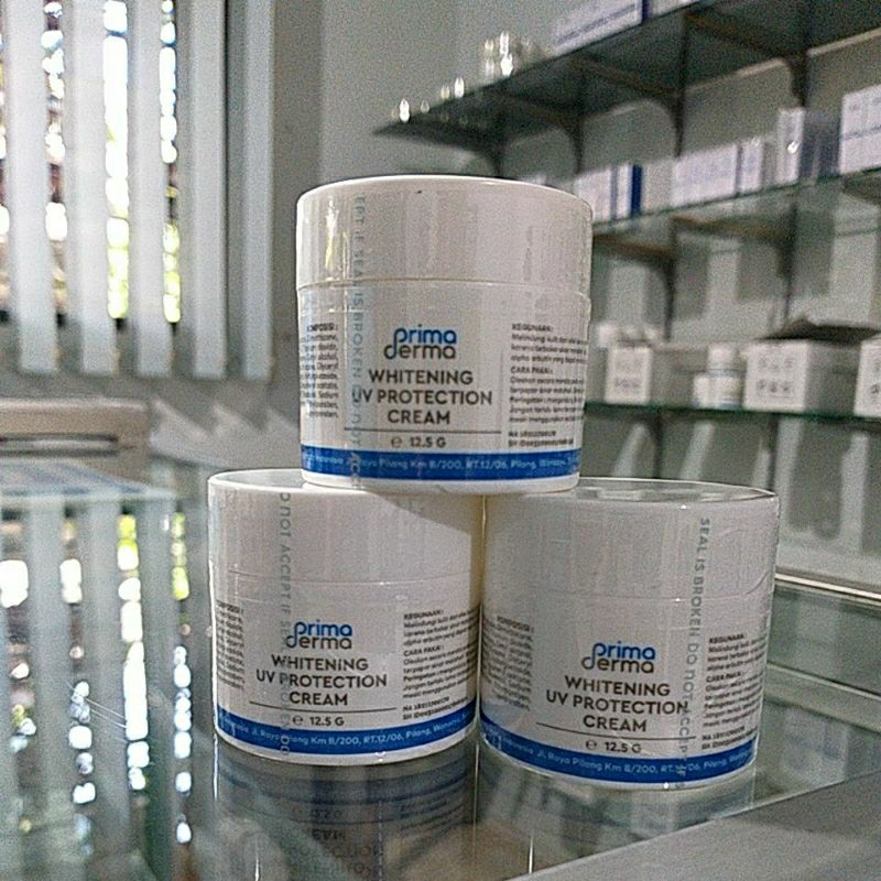 PRIMA DERMA WHITENING UV PROTECTION CREAM, CREAM SIANG SPF 30