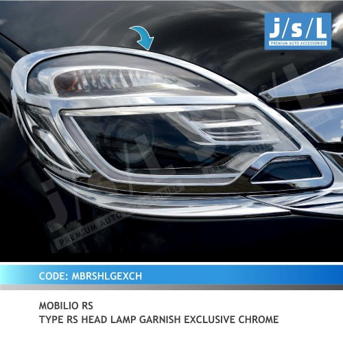 Garnish Depan Mobilio 2013-2016 RS / Brio RS 2016 - 2017 Exclusive Chrome JSL