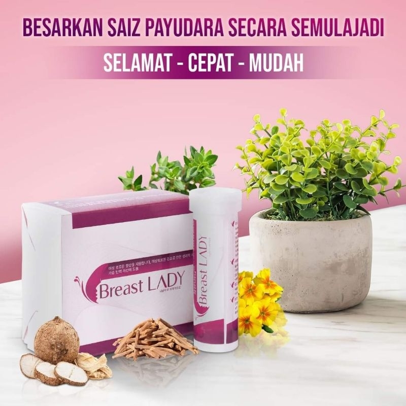 BREAST LADY KOREA, TABLET EFFERVESCENT BREAST LADY