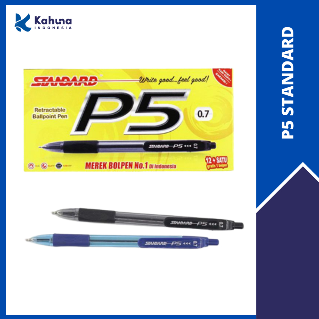 

BALLPOINT / BOLPEN / PULPEN STANDARD P5 0.7 (1PACK)