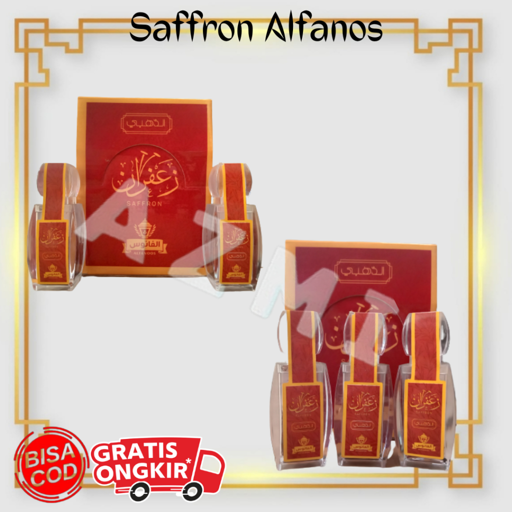 

Promo 2gr Saffron Grade 1 Alfanoos Spanyol kemasan ASLI (Za'faran/Japaron/za'faron/safron)