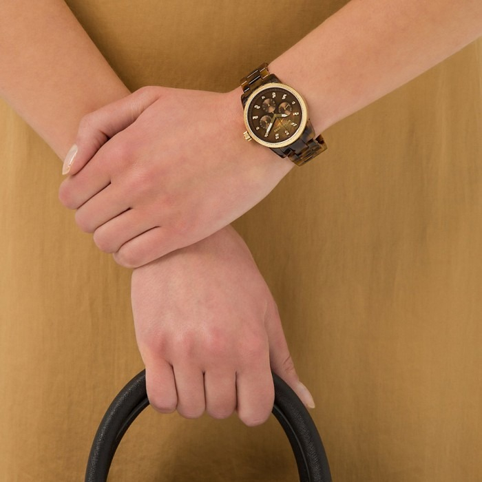 Jam branded  Dress Tortoise MK5038 Ladies Watch 37mm