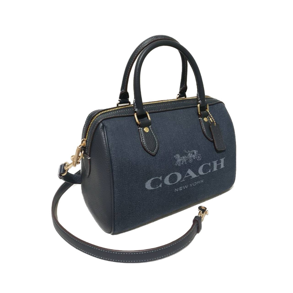 tas branded  CH729 New Rowan Satchel Denim Multi