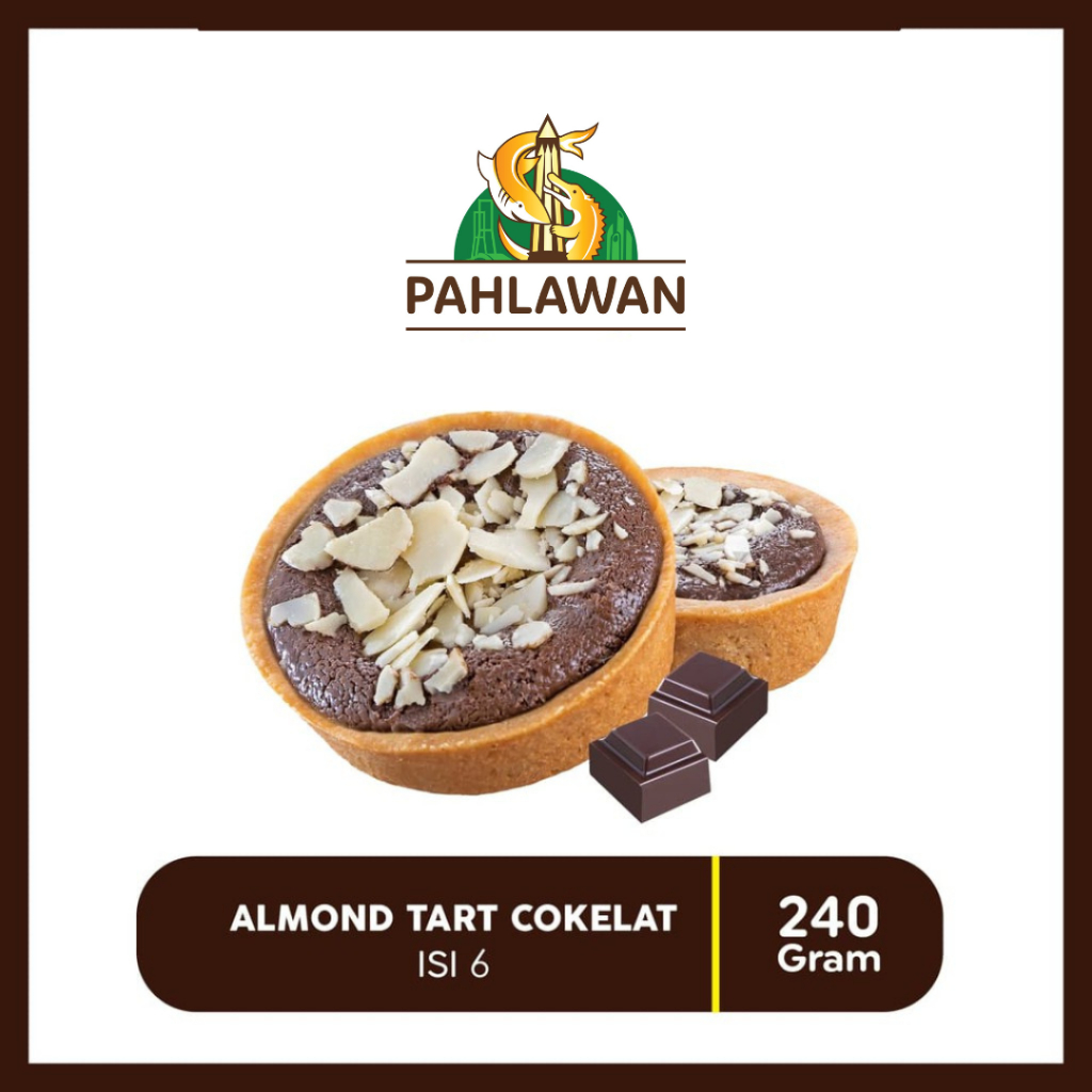 

Almond Tart Cokelat - Isi 6/Box