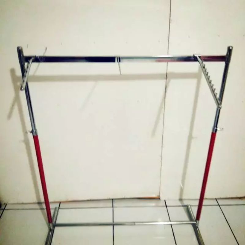 Gawang 120 Cm Kotak / Hanger Gantungan Baju Model Gawangan 120 Cm / Gawang 120 Kotak Display