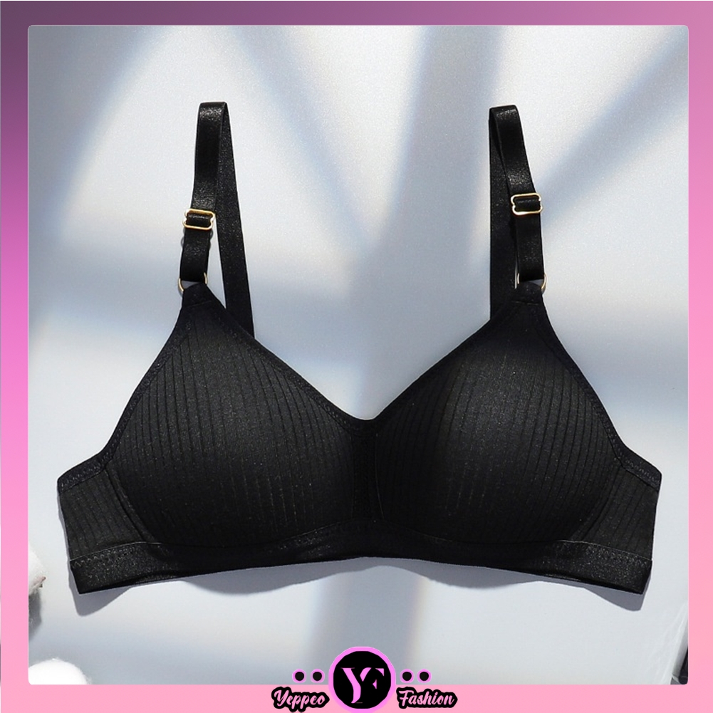 •YF• BR649 Bra BH Wanita Tanpa Kawat Bahan Halus Pakaian Wanita Fashion