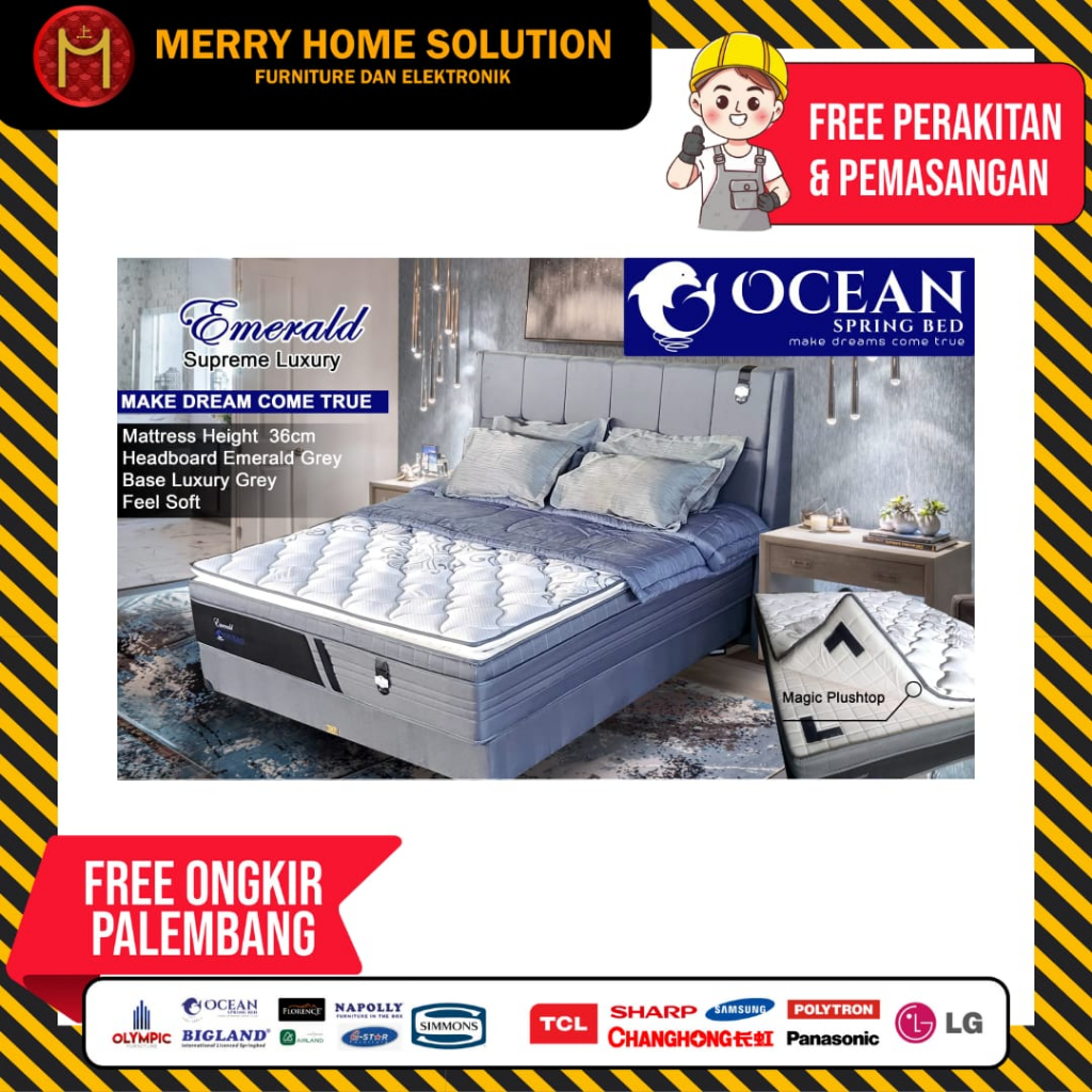 Springbed Vitto by OCEAN Emerald Matras kasur Springbed pocket spring