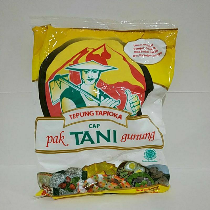 

Tepung tapioka cap pak tani gunung 500gram