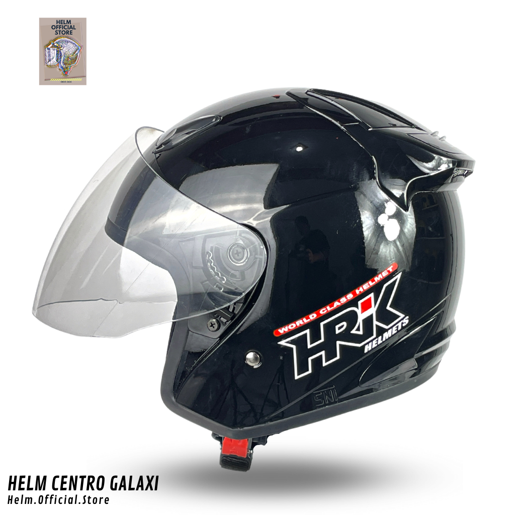 HELM CENTRO GALAXI HRK HALF FACE VISOR CLEAR PRIA WANITA SNI