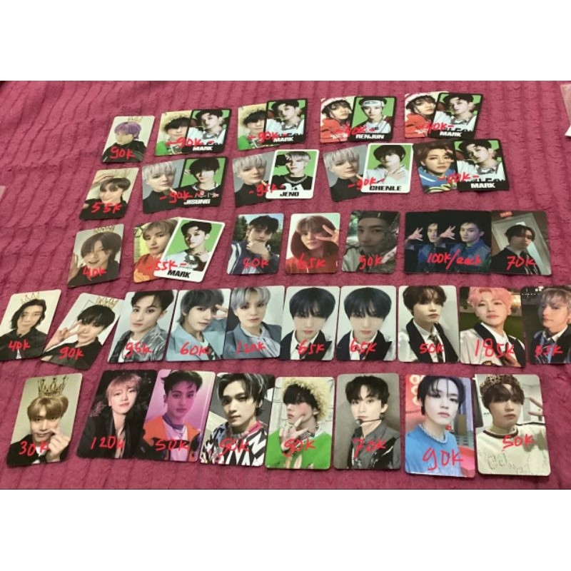 WTS AAB ALL ABOUT NCT DREAM ISTJ TC AGIT UNSEALED NCT 127 FANMEETING ANNIVERSARRY LUCKY DRAW MUKOR M