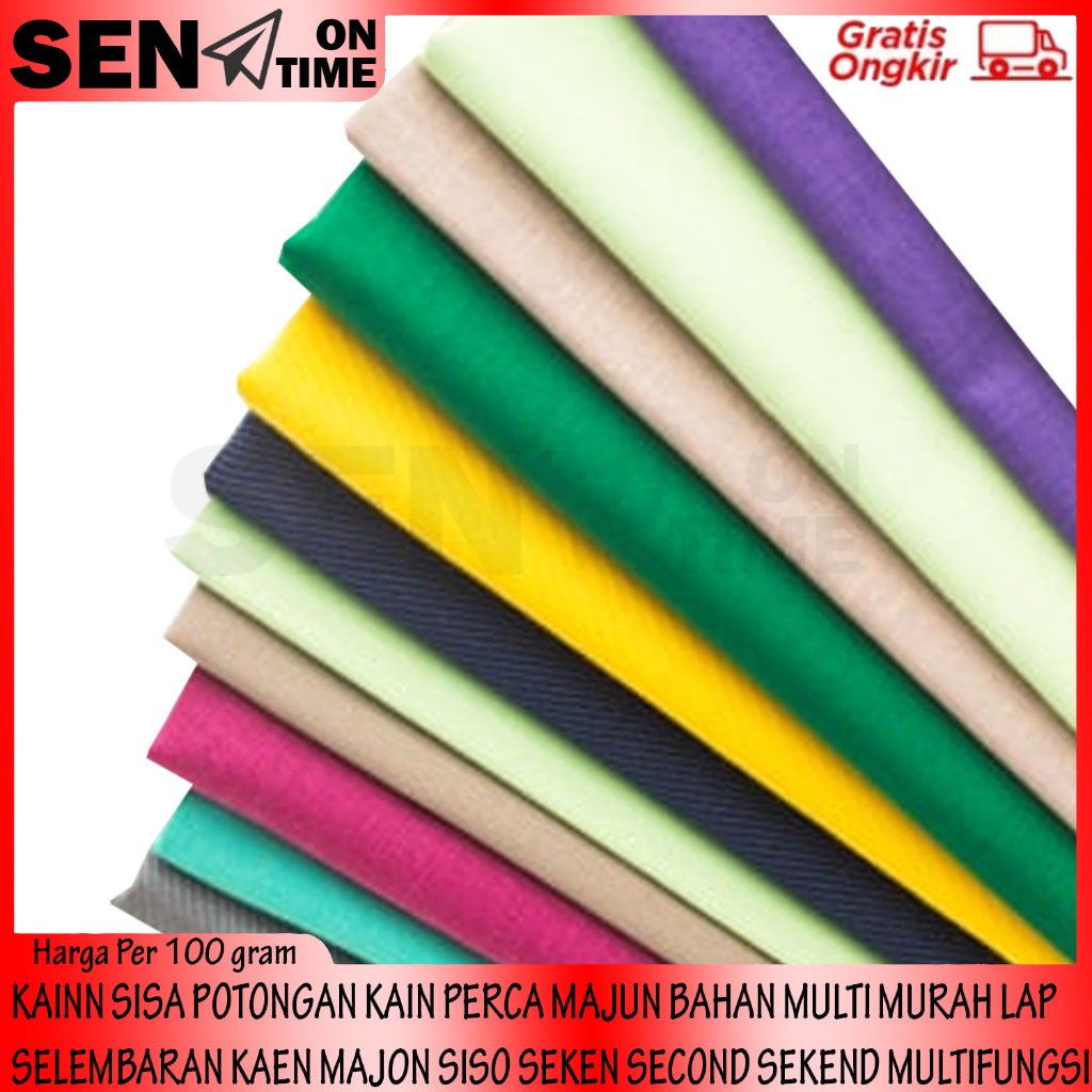 Kain Majun Perca Majon Seken Second Sekend Multi Murah Lembaran Multifungsi Kain Pakaian Baju Penjah