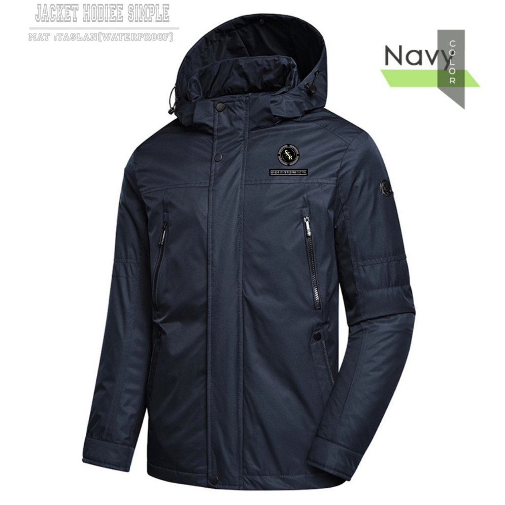 Jaket Hoodie Simple Pria Wanita|Jaket Taslan Waterproof Cowok Dewasa|Jaket Anti air|Jaket Hodie
