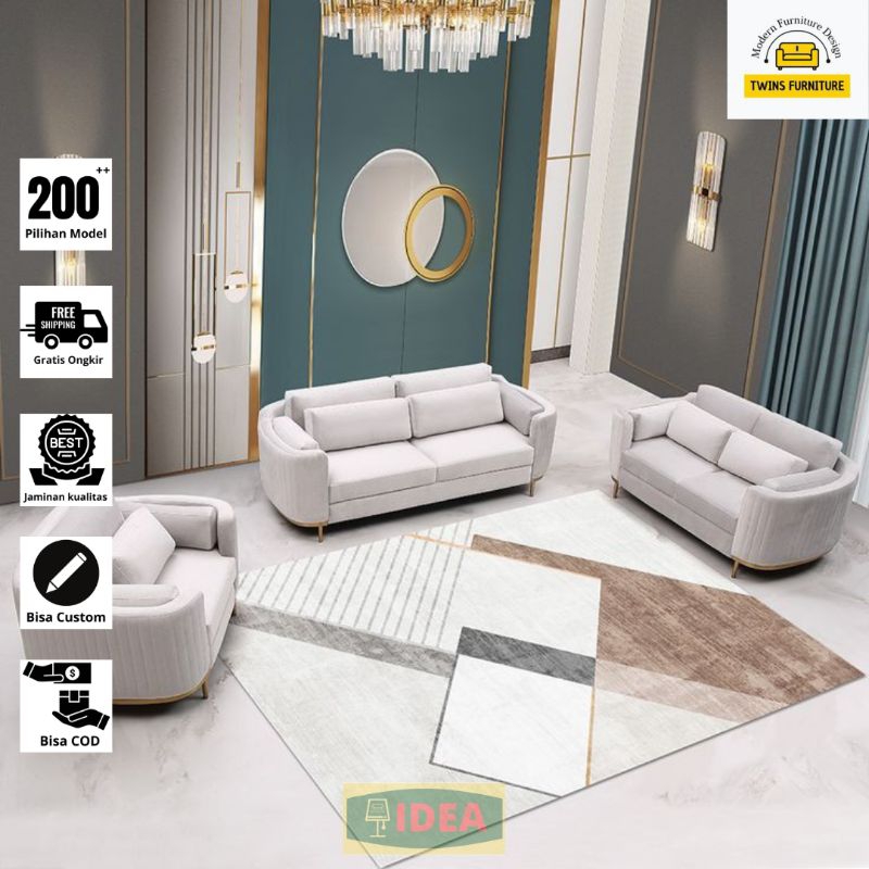 IDEA - Sofa 221 Include Meja /Sofa Tamu Modern Minimalis