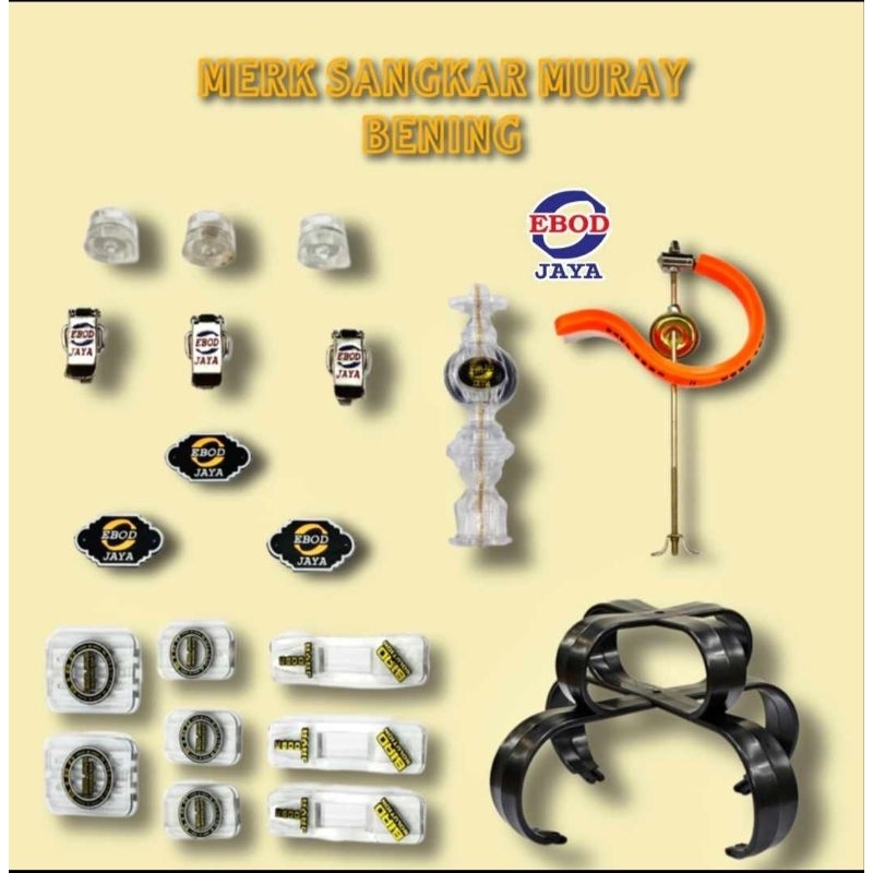 MERK LOGO KANDANG SANGKAR MURAI BENING EBOD JAYA ORIGINAL