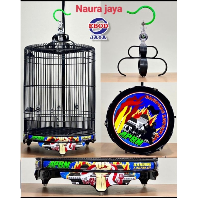 KANDANG SANGKAR MURAI EBOD JAYA PVC DECAL APBN BANDUNG LAUTAN API