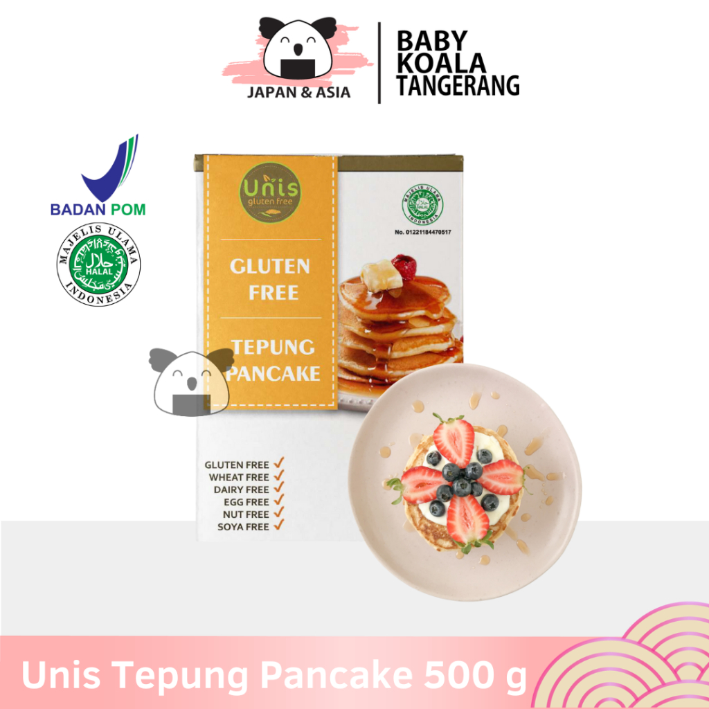 

UNIS Gluten Free Tepung Pancake 500 g Halal.