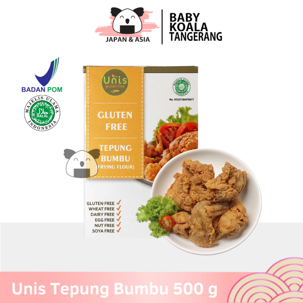 

UNIS Gluten Free Tepung Bumbu 500 g Halal.