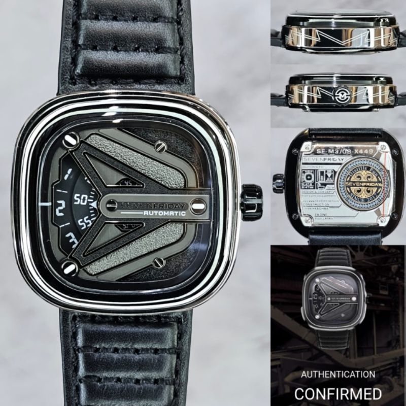 Jam tangan automatic Sevenfriday m3/08 distilis fun  mesin miyota 8219 NFC Aktif