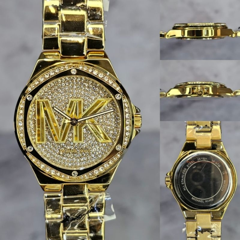 jam tangan wanita QUARTZ (BATERAI) Micheal Kora MK-7285 diamond Premium quality