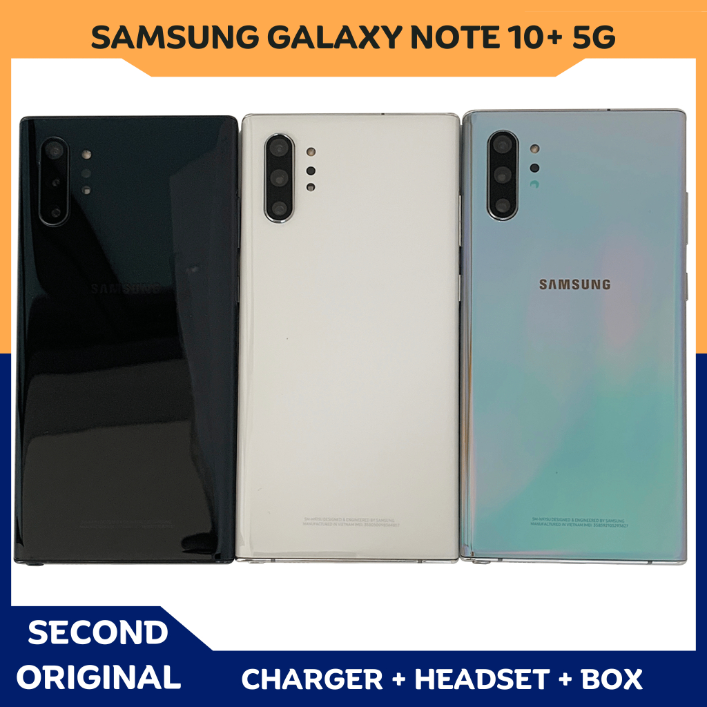 Samsung Galaxy NOTE 10+ Second Original Hp samsung N10+ Bekas/Seken grosir