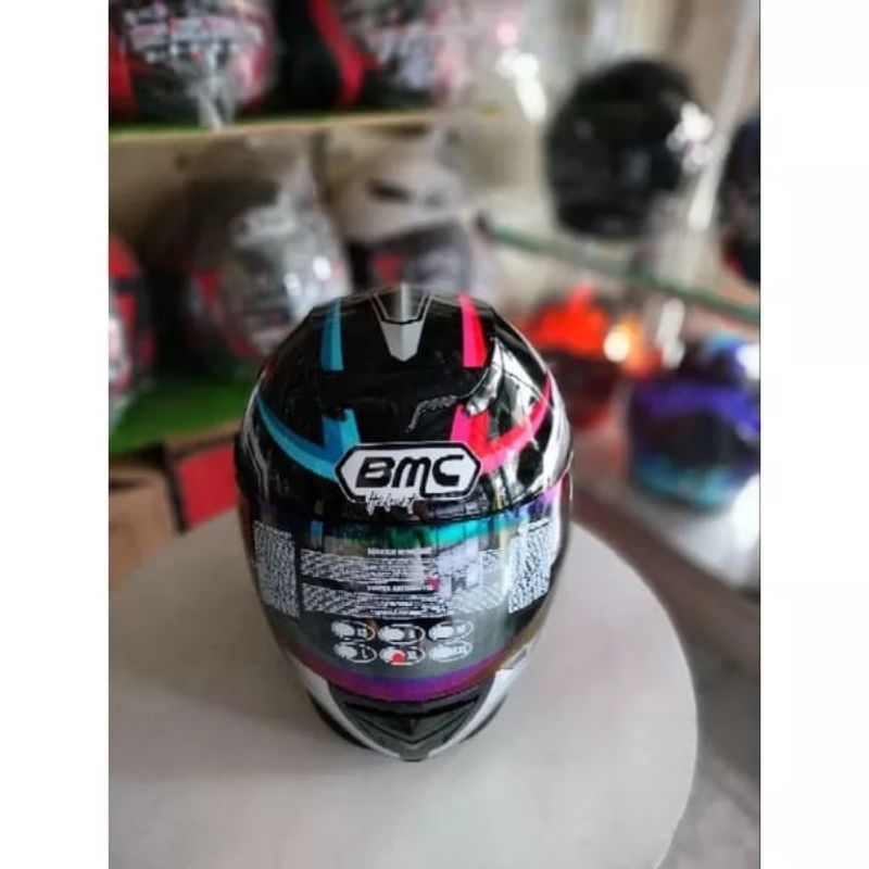 HELM BMC BLADE FULL MOTIF ORIGINAL PRODUK