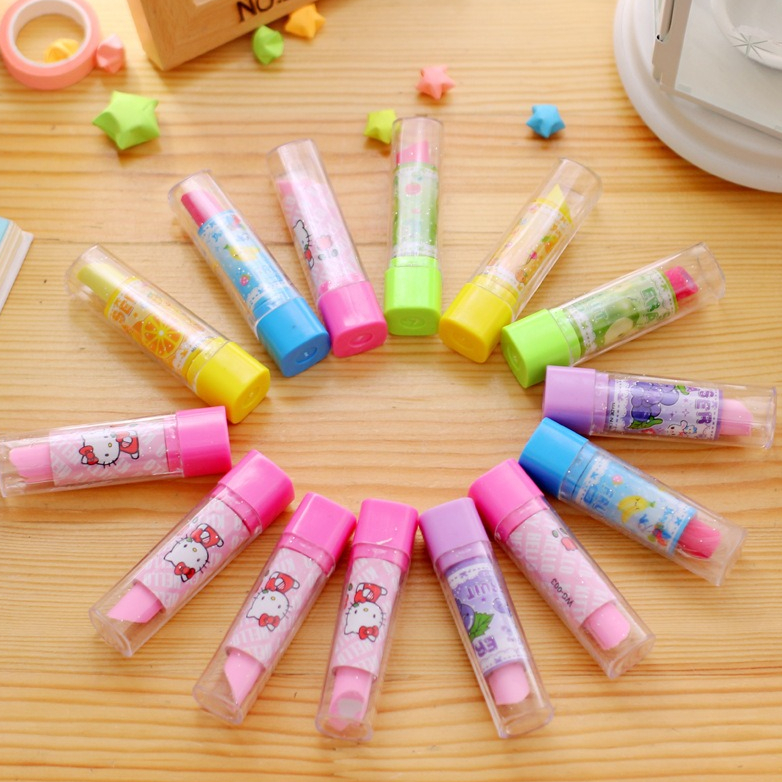 

Gannise 3pcs Penghapus Karet Pensil Motif Lipstik GN-ST0436