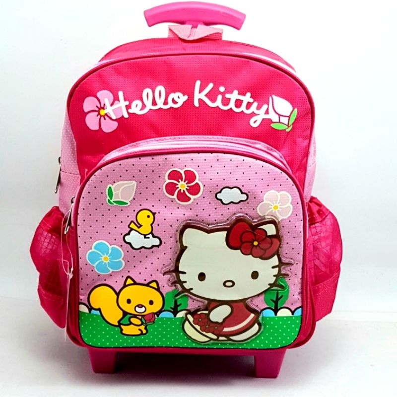 Tas Troli Anak Perempuan Original Disney Sansan Wawa/Tas Dorong Hello Kitty Sanrio194103